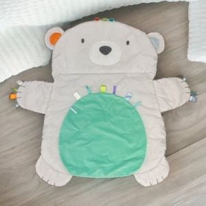 Bright Stars Tummy Time Prop Bear Play Mat 31"x33"